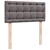 Vidaxl Box spring postelja z vzmetnico siva 80x200 cm umetno usnje