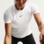 Nike W NK ONE FITTED SS TOP, ženska majica za fitnes, bijela IR1895