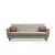 Atelier del Sofa Trosed na razvlačenje Zaden 207x86x77cm Bež