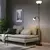 TAGARP Pod.indirektna lampa/čitaća lampa, crna/bela