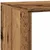 Pregrada/regal za knjige 4 razina 143,5x29x143,5cm drveni