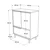 Hanah Home Komoda 74,8x90,4x35,5cm Orah