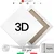 3D Slikarsko platno na okvirju PROFI - 80x140 cm