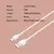 LDNIO CHARGING DATA CABLE (A-L) 25W 1M IPHONE WHITE LS841_L