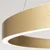 Orion - LED luster na sajli, prigušiva, KOLK LED/80W/230V 2700/3000/4000K prečnika 80 cm, zlatna