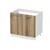 Hanah Home kuhinjski element Minar 4147, 90 cm, beli / dore