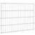 Vidaxl Komplet vrtne ograje 115x79 cm zelen