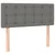 Vidaxl Box spring postelja z vzmetnico temno siva 80x200 cm blago