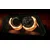 OEM Kristalni farovi Angel Eyes VW Passat B5.5 (01-05), Crni