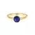 ELLI PREMIUM Prstan  safir / zlata