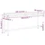 Okvir za radni stol mat crni i mat crveni 190x50x79 cm metalni