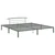 Vidaxl Posteljni okvir siv kovinski 180x200 cm