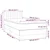 Vidaxl Box spring postelja z vzmetnico LED temno modra 100x200cm žamet