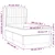 Vidaxl Box spring postelja z vzmetnico temno siva 90x200 cm blago