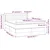 Vidaxl Box spring postelja z vzmetnico modra 140x190 cm blago