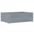 Vidaxl Paletni okvirji 2 kosa sivi 120x80 cm trdna borovina