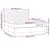 Vidaxl Box spring postelja z vzmetnico temno modra 160x200 cm žamet