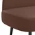 Vidaxl Oblazinjena klop z naslonom Rjava 110 x 60 x 76 cm Umetno usnje