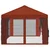 Pokrov za gazebo s bočnim zidovima Terakota 600,5 x 300,5 cm