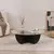 Hanah Home Sto za dnevnu sobu Liya, 90x30x90 cm, Crni