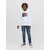 Jack & Jones Junior Majica JJECORP, bela