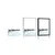 Plakat Zen kamni v reki - 40x60 silver