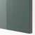 METOD / MAXIMERA Vis.el. s polic/4fiok/vrat/2front, bela/Kallarp tamna sivozelena visokog sjaja, 60x60x200 cm