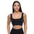 GymBeam Lift Seamless Sports Bra Black