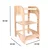 Hanah Home Stolica za decu BLTYZ-AKTV036, 50x90x50 cm, Hrast