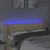 Vidaxl LED posteljno vzglavje krem 147x16x78/88 cm blago