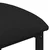 vidaXL Barski stol 2 pcs Črna 40 x 32 x 64 cm Inženirski les