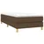 Vidaxl Box spring posteljni okvir temno rjav 80x200 cm blago