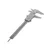Verkgroup Analogno inox kljunasto merilo 150mm