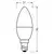 LED sijalica od reciklirane plastike B40 E14/4,9W/230V 2700K - Ledvance