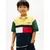TOMMY HILFIGER Majica temno modra/rumena/zelena/bela