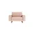 Atelier del Sofa Fotelja Sparrow Loveseat, Svetloroze