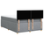 vidaXL Box spring postelja z vzmetnico svetlo siva 140x200 cm blago
