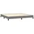 Vidaxl Posteljni okvir brez vzmetnice temno siv 200x200 cm blago
