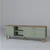 Hanah Home TV Komoda Bohemian 1600-84, 160x56x40 cm, Zelena