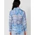 KOROSHI Bluza modra/pastelno modra