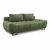 Zelen raztegljiv trosed Windsor & Co Sofas Cumulus