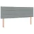 vidaXL Postelja boxspring z vzmetnico Svetlo siva 140 x 190 cm Blago
