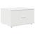 Stol s ladicama Bijelo 131,5 x 50 x 106,5 cm Konstruirano drvo