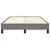 Vidaxl Posteljni okvir brez vzmetnice temno siva 120x190 cm blago