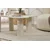 Hanah Home Klub sto Bloom, 110x40x70 cm, Krem