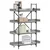 Regal za knjige s 4 razine boja hrasta 100x33x145,5 cm drveni