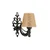 Opviq Zidna lampa Gloria Hazeran , 15x10x13cm, IP20, Bež-crna