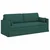 Set sofe 2 pcs Tamnozelena 198 x 78 x 80 cm tkanina