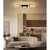 Globo 48050D2S - LED plafonsko svetlo FLETCHER LED/40W/230V 3000K 76x38 cm crna