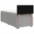 Vidaxl Postelja boxspring z vzmetnico Svetlo siva 100 x 200 cm Blago